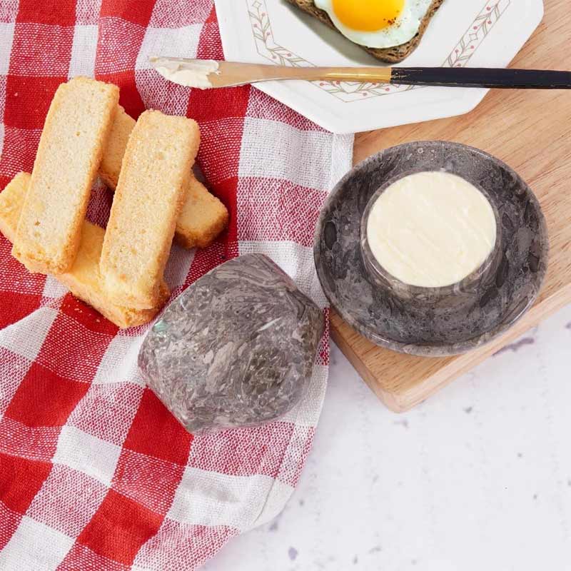 Marble Butter Dish Mini
