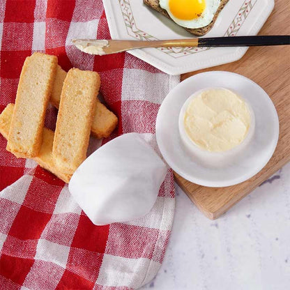 Marble Butter Dish Mini
