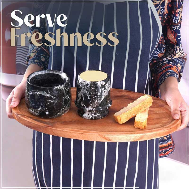 Marble Butter Keeper