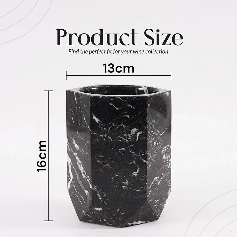 Marble Hexagon Wine Chiller