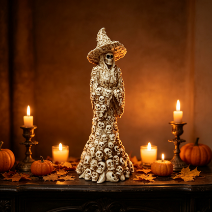 Skeleton Drummer Kinetic Wind Spinner — Halloween Garden Metal Yard Decor 26