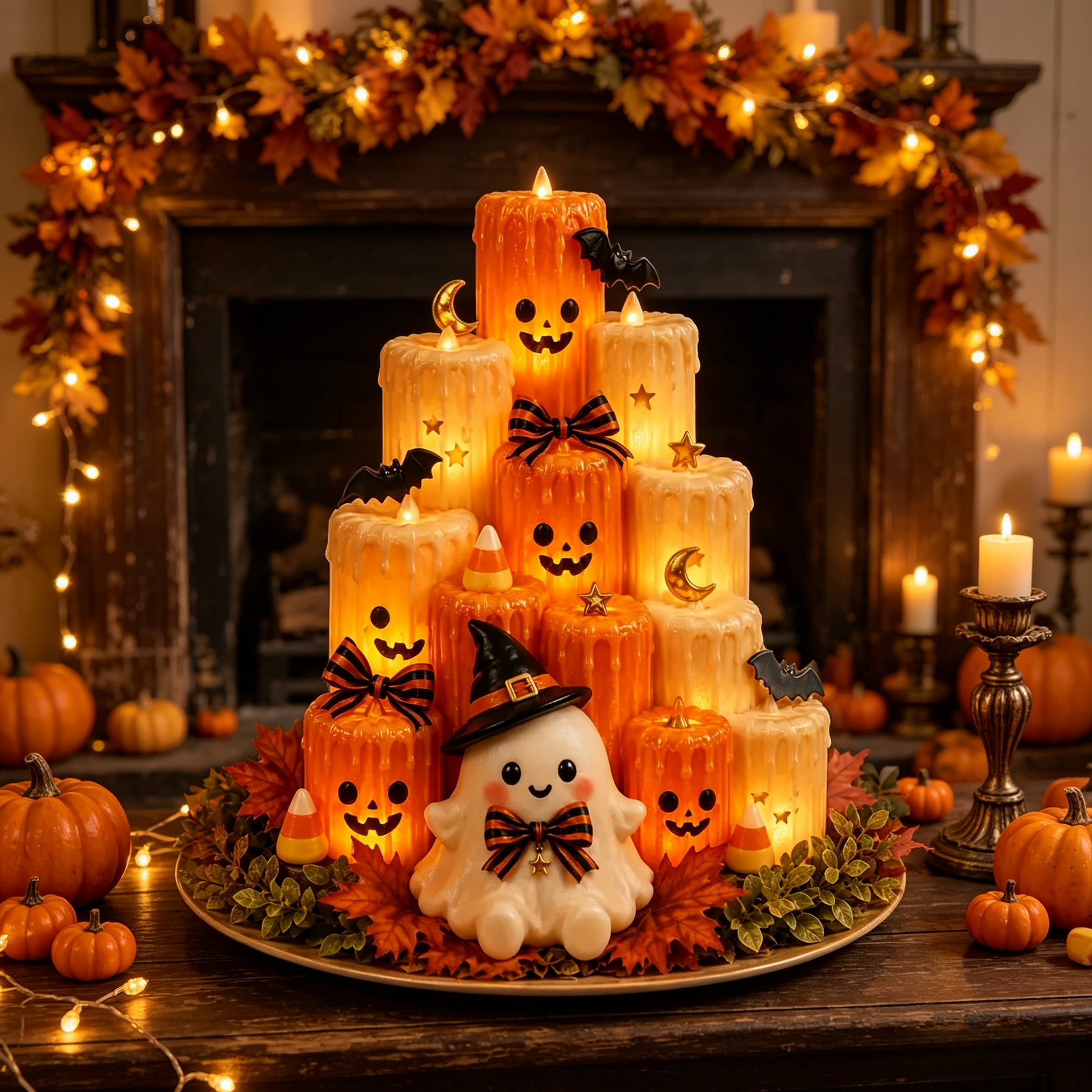 Pumpkin Electronic Candle Light — Flameless Halloween Glow 12
