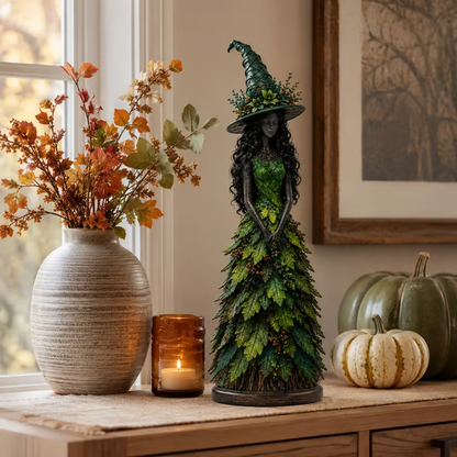Enchanted Autumn Witch Figurine — Collectible Halloween Decor 15