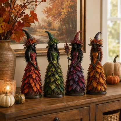 Enchanted Autumn Witch Figurine — Collectible Halloween Decor 20