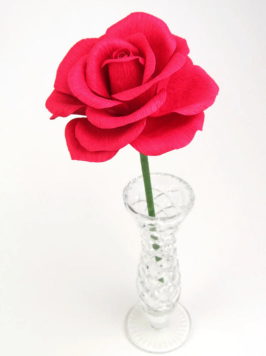 First Anniversary Red Paper Rose