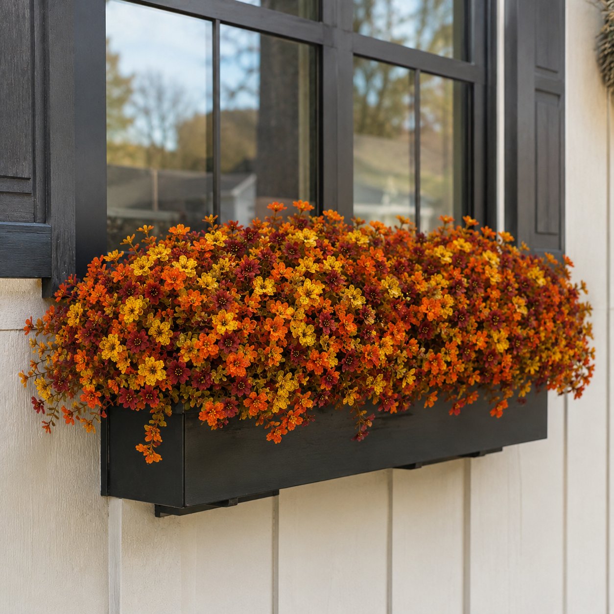 Fall Porch Faux Flower Bundles — Autumn Home Decor 20