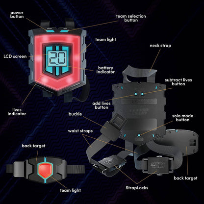 Rechargeable Laser Tag Set 2.0 (NORTH AMERICAN VERSION)