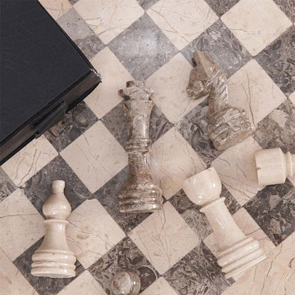 Marble Chess Set 38cm – Oceanic & Verona