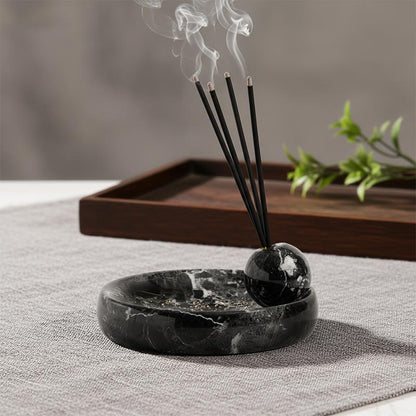 Marble Incense Holder - Design F