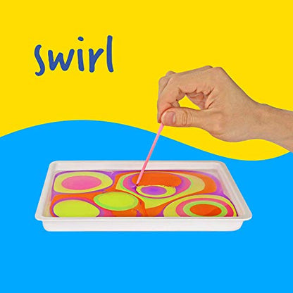 Dan&Darci Marbling Paint Art Kit — Water Marbling Craft for Kids Ages 6-12 4