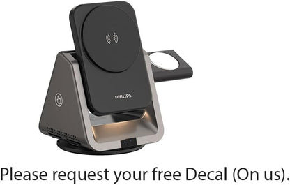 Philips Magsafe Charger 3 in 1 Wireless Charging Station Por