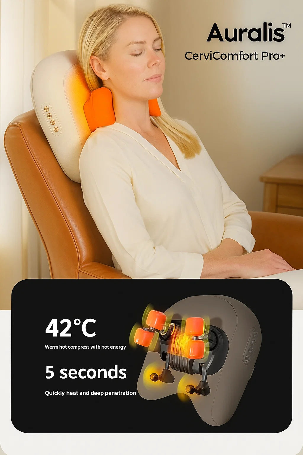Auralis™ CerviComfort Pro+ Neck Massager