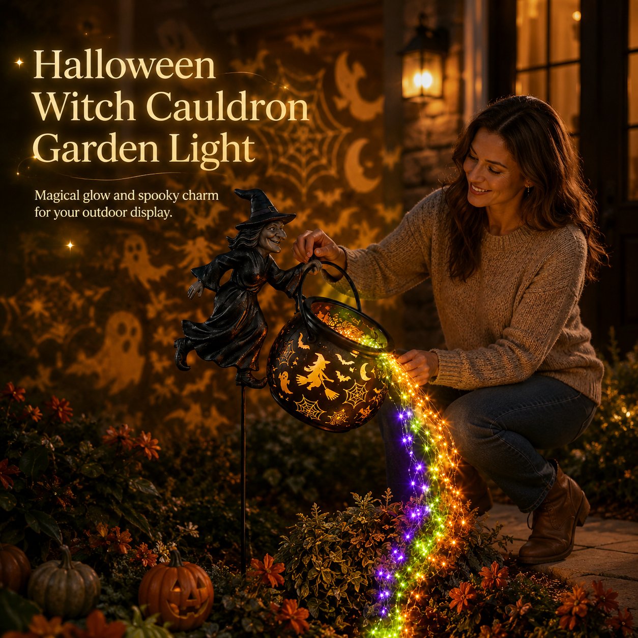 Pumpkin Electronic Candle Light — Flameless Halloween Glow 21