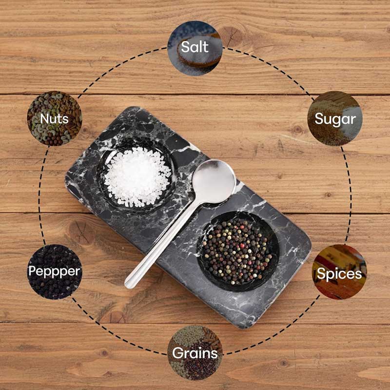 Marble Salt & Pepper -Pinch Tray