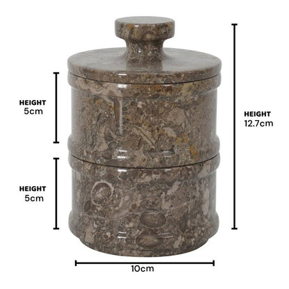 Marble Dual Salt Cellar