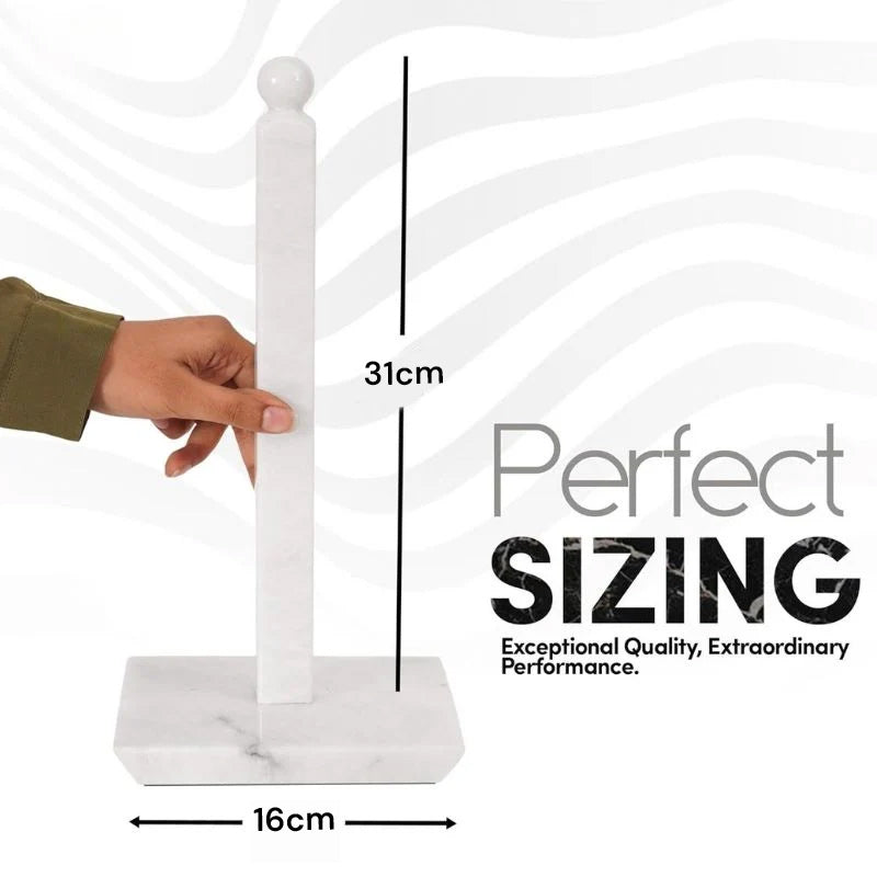 Marble Paper Towel Holder - Square