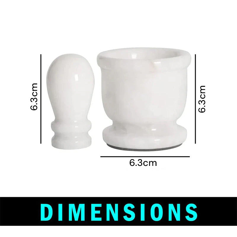 Marble Mortar & Pestle - Small