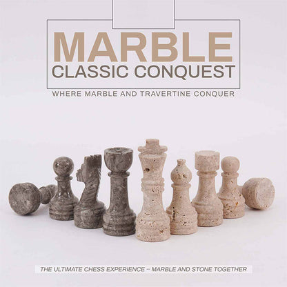 Chess Figures – Travertine & Oceanic
