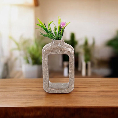 Marble Rectangle Vase - Small