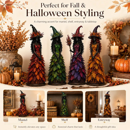 Enchanted Autumn Witch Figurine — Collectible Halloween Decor 24