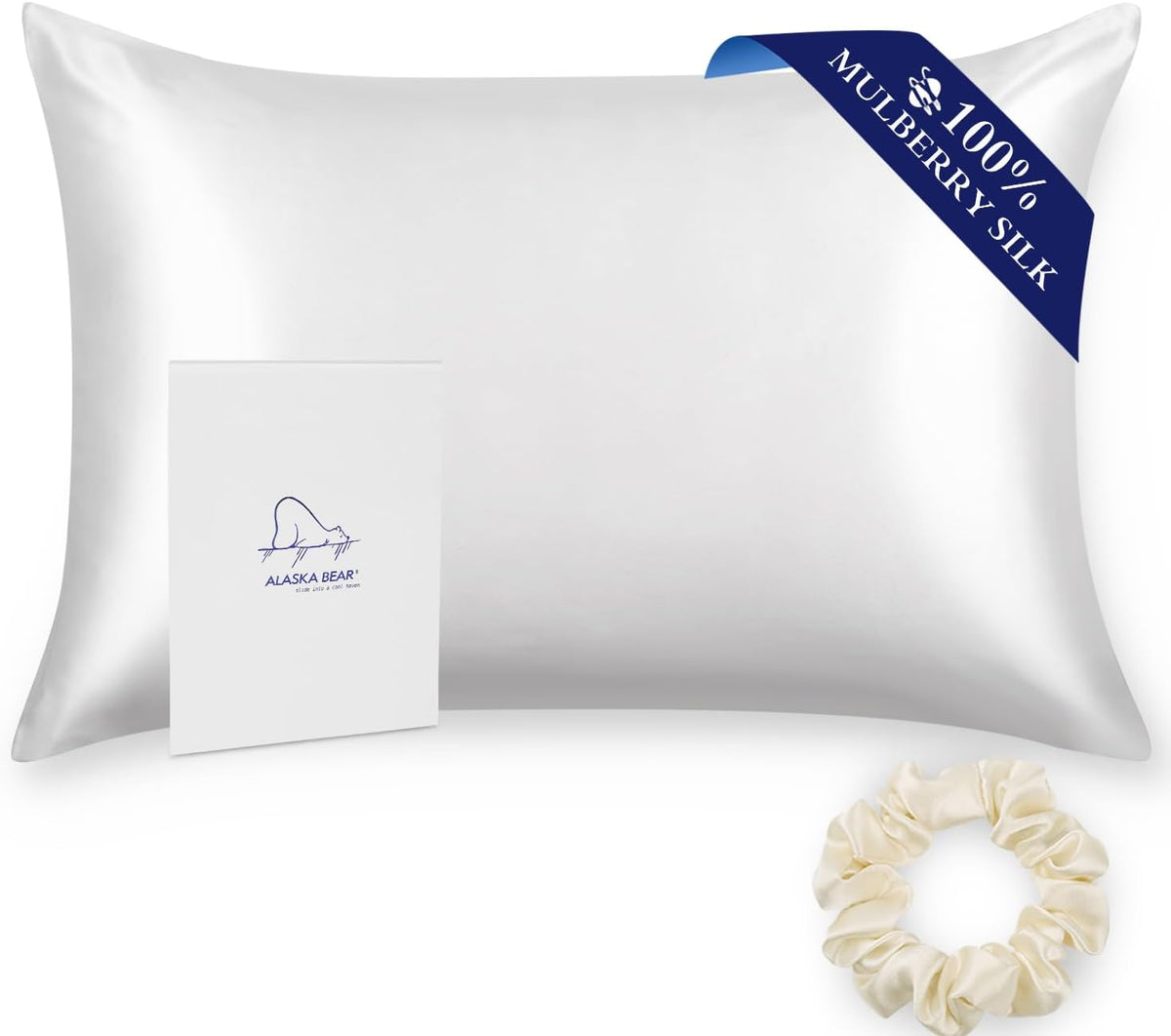 Alaska Bear Silk Pillowcase for Hair and Skin
