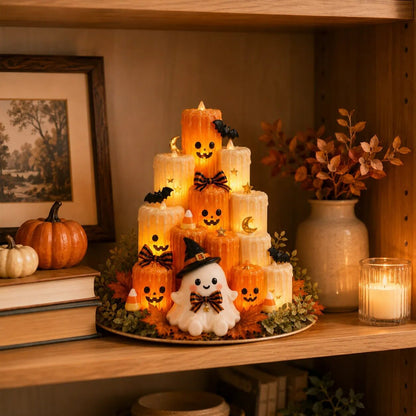 Pumpkin Electronic Candle Light — Flameless Halloween Glow 18