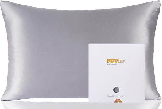 ZIMASILK 100% Mulberry Silk Pillowcase for Hair & Skin