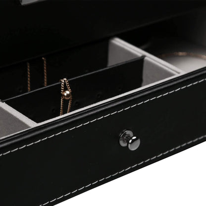 Haundry 12 Slot PU Leather Lockable Watch Storage Boxes