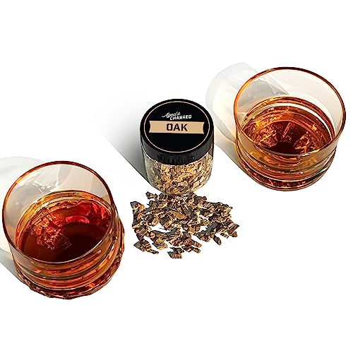 Aged & Charred Cocktail Smoker Wood Chips — Bold 4-Pack (Oak, Hickory, Mesquite & Pecan)