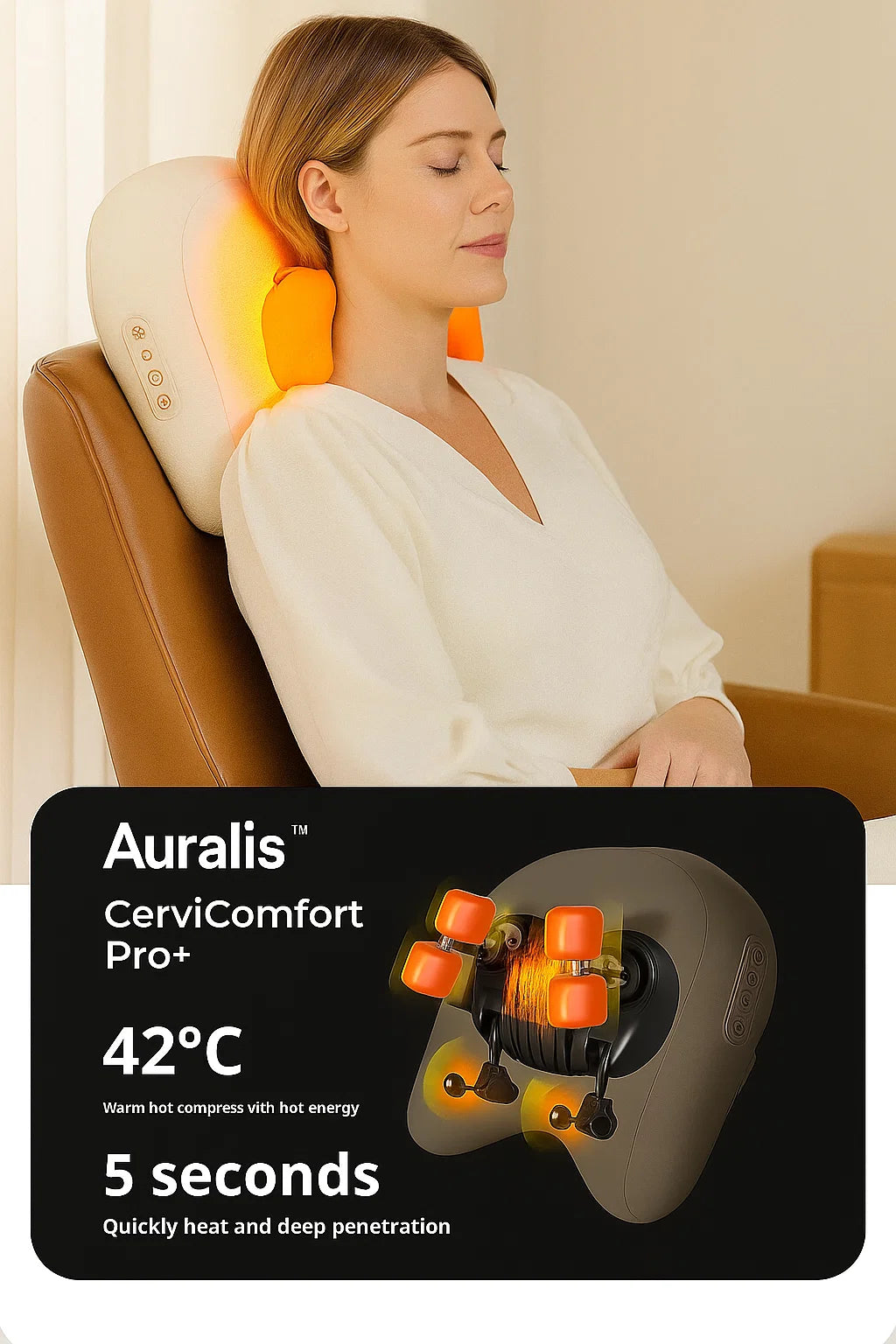 Auralis™ CerviComfort Pro+ Neck Massager
