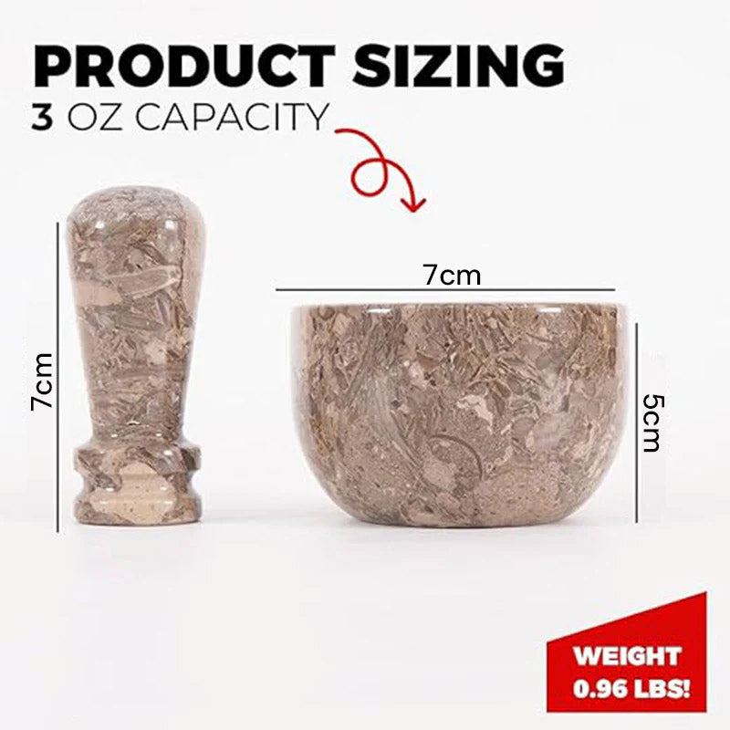 Marble Mortar & Pestle