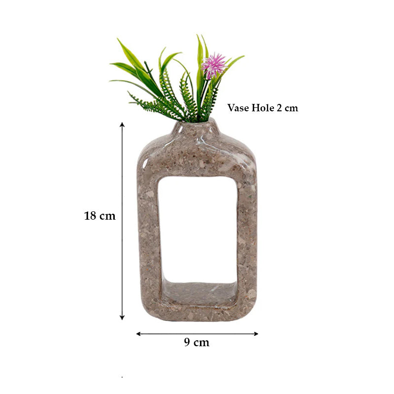 Marble Rectangle Vase - Small