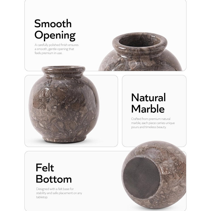 Marble Round Vase