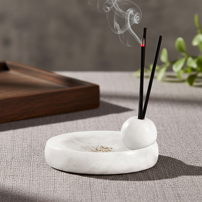 Marble Incense Holder - Design F