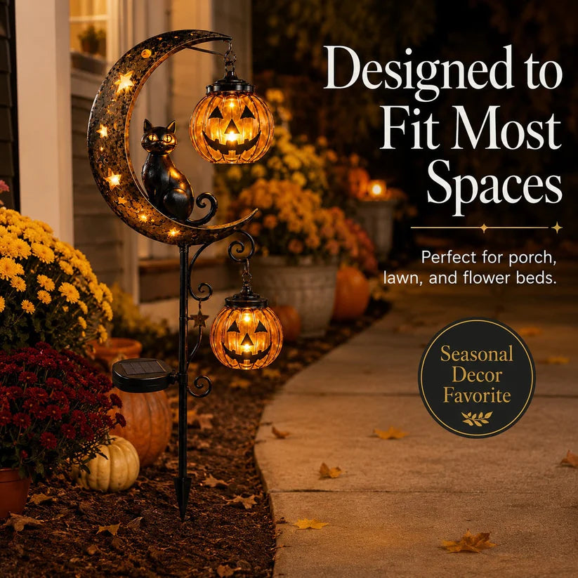 Solar Halloween Garden Stake Light — 33" Spooky Outdoor Decor 14