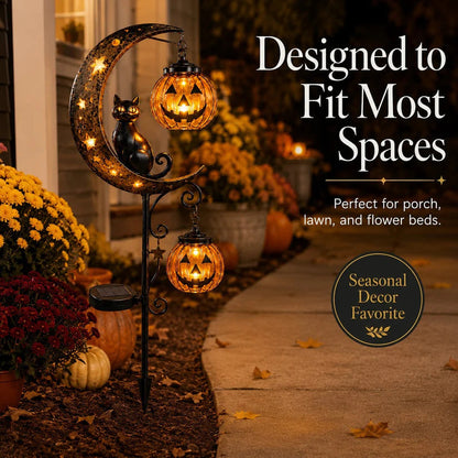 Solar Halloween Garden Stake Light — 33" Spooky Outdoor Decor 14