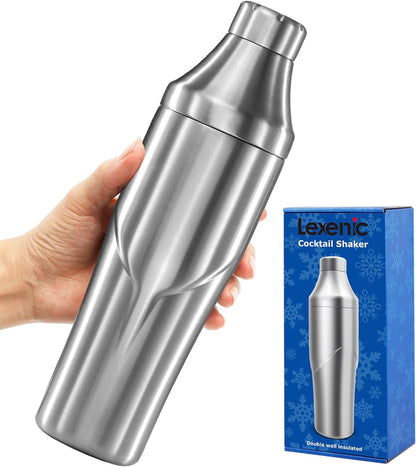 Lexenic 24oz Vacuum Insulated Hybrid Cocktail Shaker - Premi