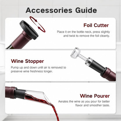 PEIPU Electric Wine Opener Set