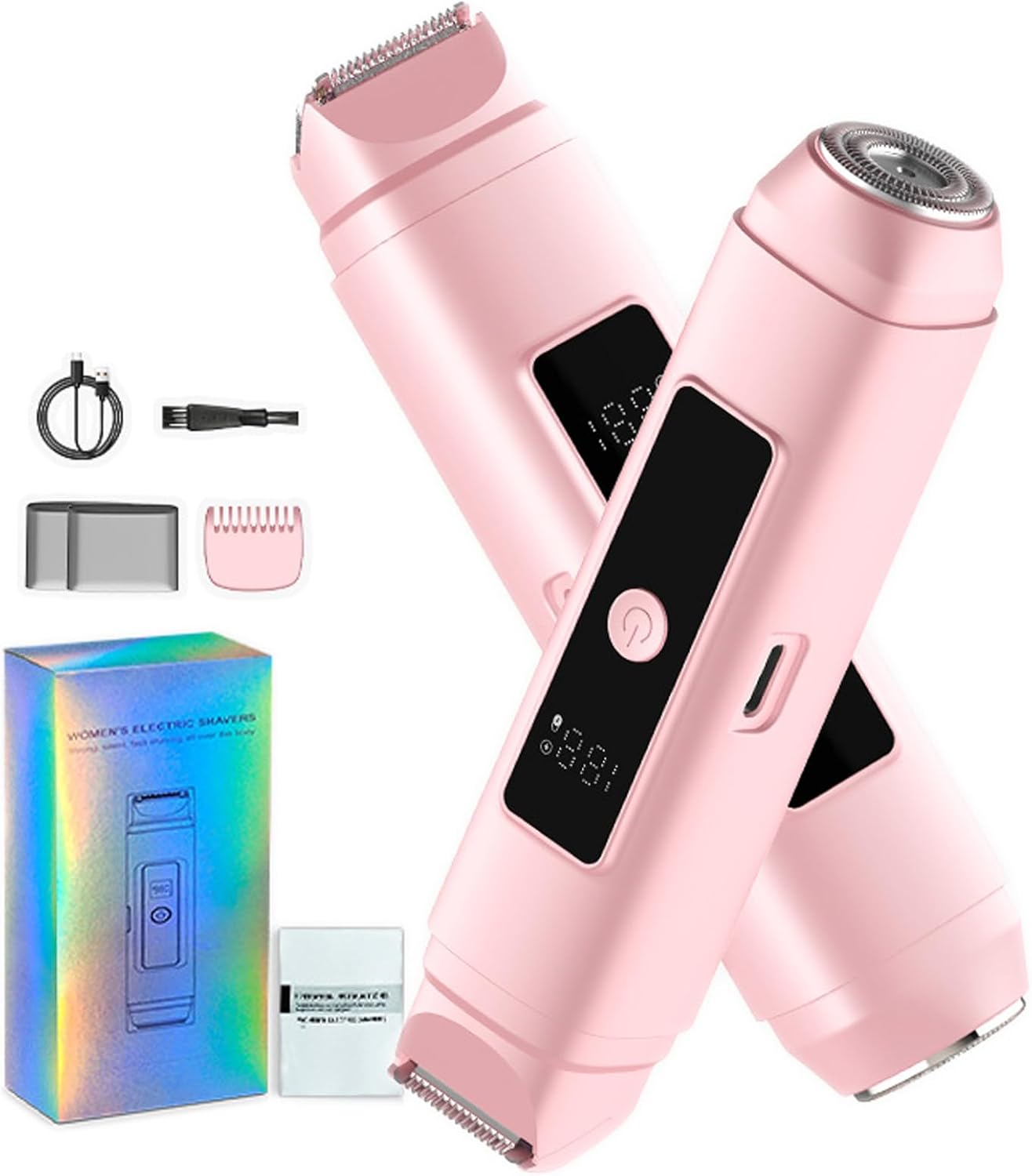Velessa 2-in-1 Bikini Trimmer & Facial Shaver for Women 1