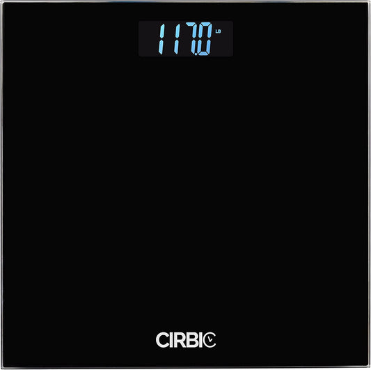 Talking Scales - Big Numbers and Clear Loud Voice Announcement of Weight (Black)
