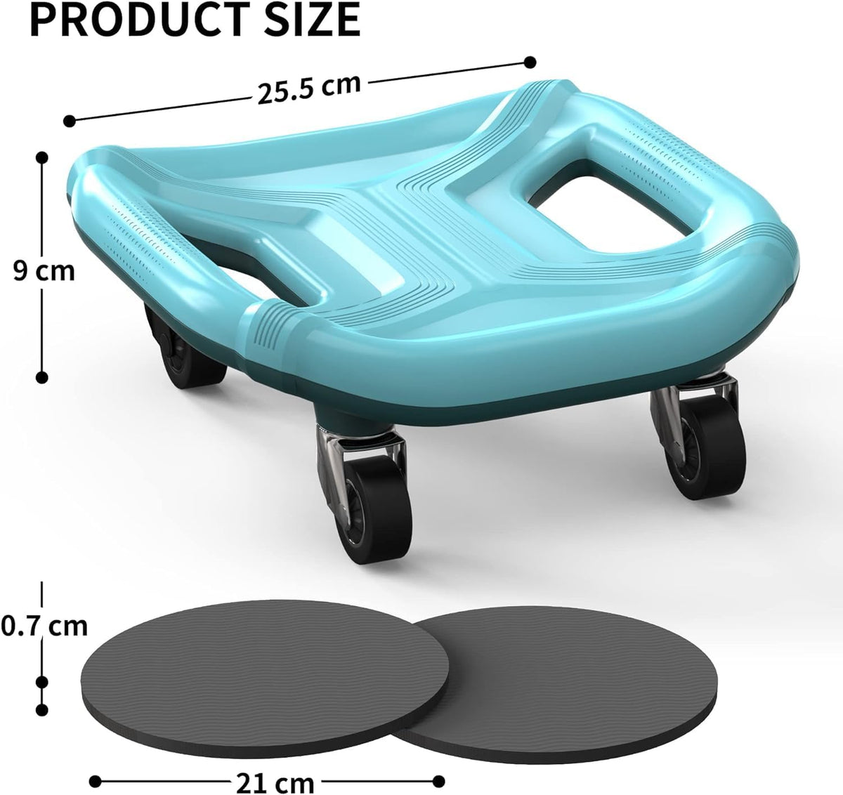 PROIRON Ab Roller Abdominal Slider Four-Wheel Ab Wheel Glidi