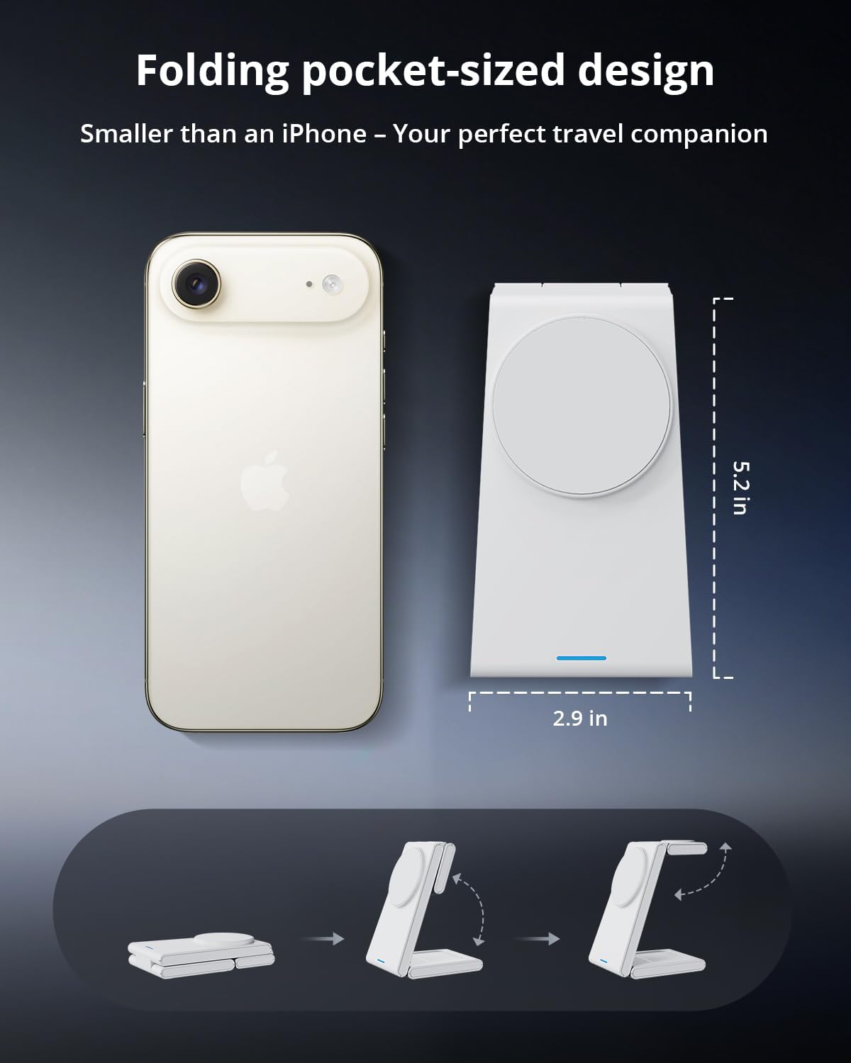 Wireless Charging Station for Apple Magsafe: GEEKERA Magneti