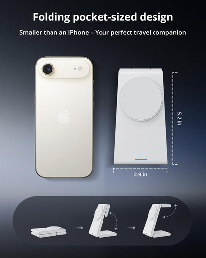 Wireless Charging Station for Apple Magsafe: GEEKERA Magneti