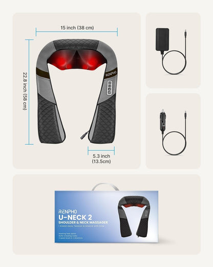 RENPHO Neck Shoulder Massager with Heat