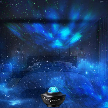 Dinosaur Egg Galaxy Projector, Star Projector Starry Light with Music Player, 14 Colors Night Light with White Noise, Nebula,Timer & Remote Control for Gaming Room, Home Theater