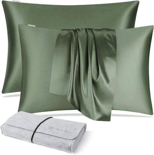 DISANGNI 100% Silk Pillow Cases 2 Packfor Hair and Skin