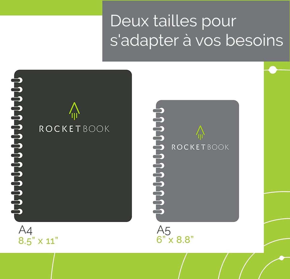 Rocketbook 2023 Executive Fusion Smart Reusable Notebook