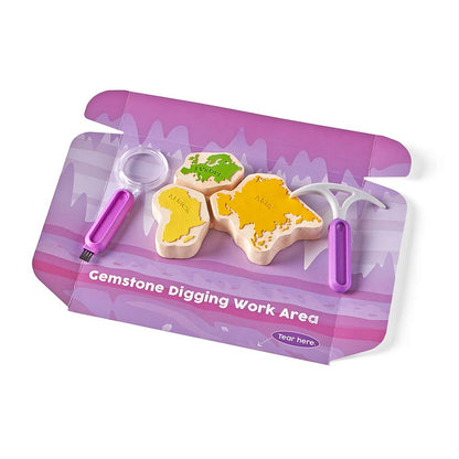 Learning Resources World of Gemstones Dig Kit for Kids 8-12
