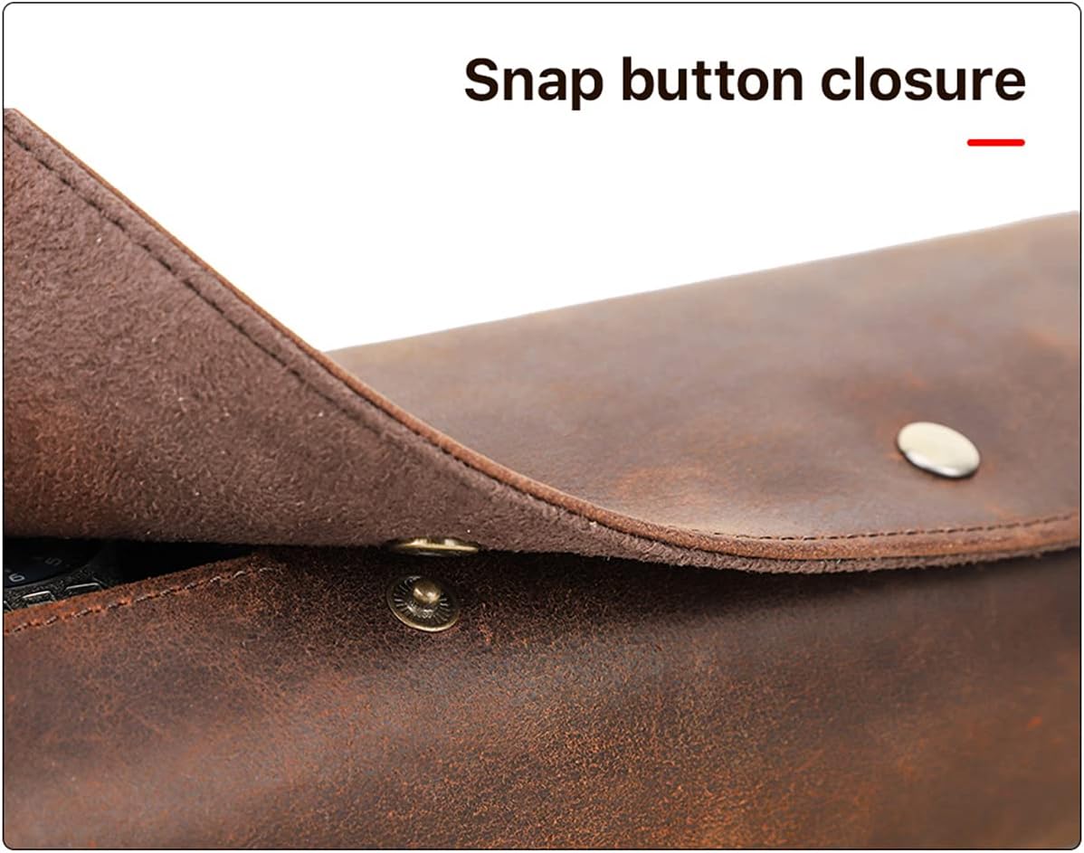 Leather Travel Watch Roll for Men