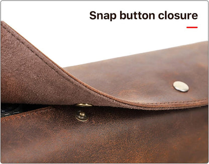 Leather Travel Watch Roll for Men